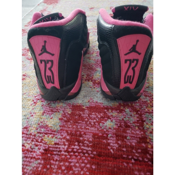 air jordan 14 black desert pink